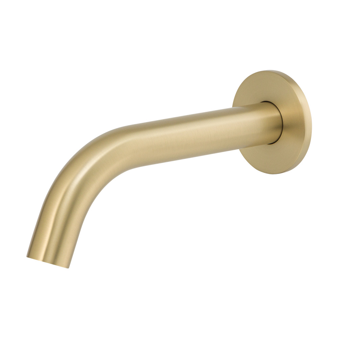 Brasshards Mixx Anise Bath Spout 180Mm Brushed Gold Lead Free