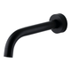 Brasshards Mixx Anise Bath Spout 180Mm Matt Black Lead Free