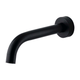 Brasshards Mixx Anise Wall Basin Spout 180Mm Matt Black Lead Free