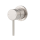 Brasshards Mixx Anise Shower Mixer (60Mm Backplate) Brushed Nickel Lead Free
