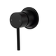 Brasshards Mixx Anise Shower Mixer Trim Kit (60Mm Backplate) Matt Black
