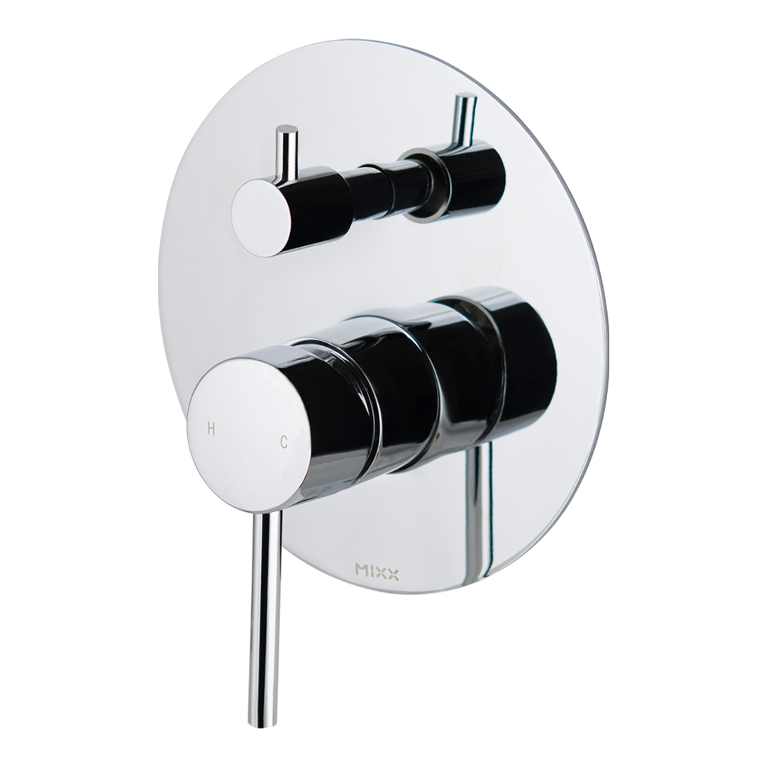 Brasshards Mixx Anise Shower Diverter Mixer Chrome