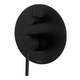Brasshards Mixx Anise Shower Diverter Mixer Matt Black Lead Free