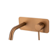 Brasshards Mixx Anise Wall Plate Mixer With 180Mm Spout Brushed Bronze Lead Free