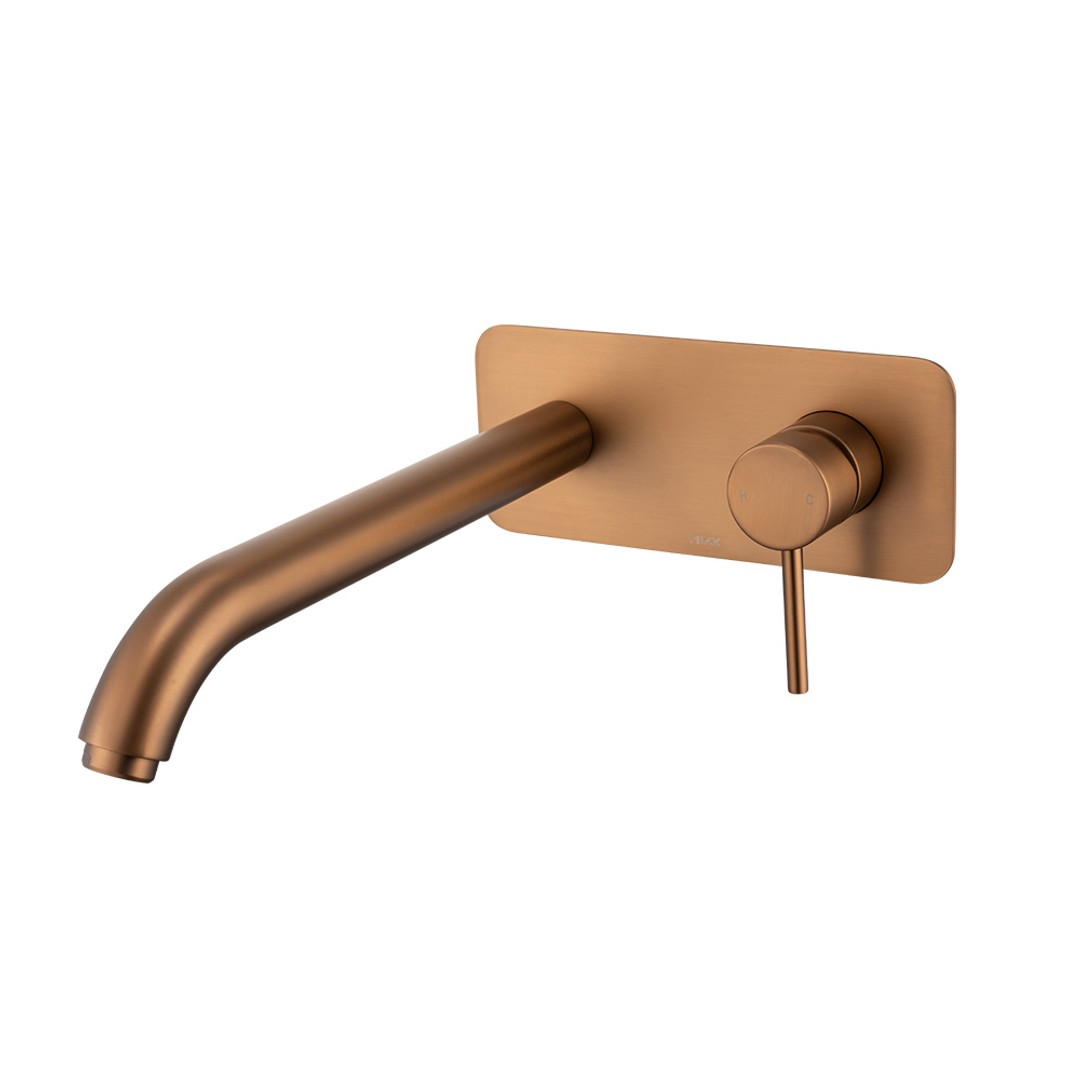 Brasshards Mixx Anise Wall Tub Mixer Trim Kit Brushed Bronze Lead Free