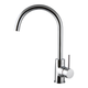 Brasshards Mixx Anise Round Gooseneck Sink Mixer Chrome Lead Free