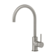 Brasshards Mixx Anise Round Gooseneck Sink Mixer Gun Metal Lead Free