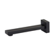 Brasshards Mixx Sage Bath Spout 200Mm Matt Black Lead Free