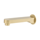 Brasshards Mixx Saffron Wall Basin Spout 200Mm Brushed Gold Lead Free