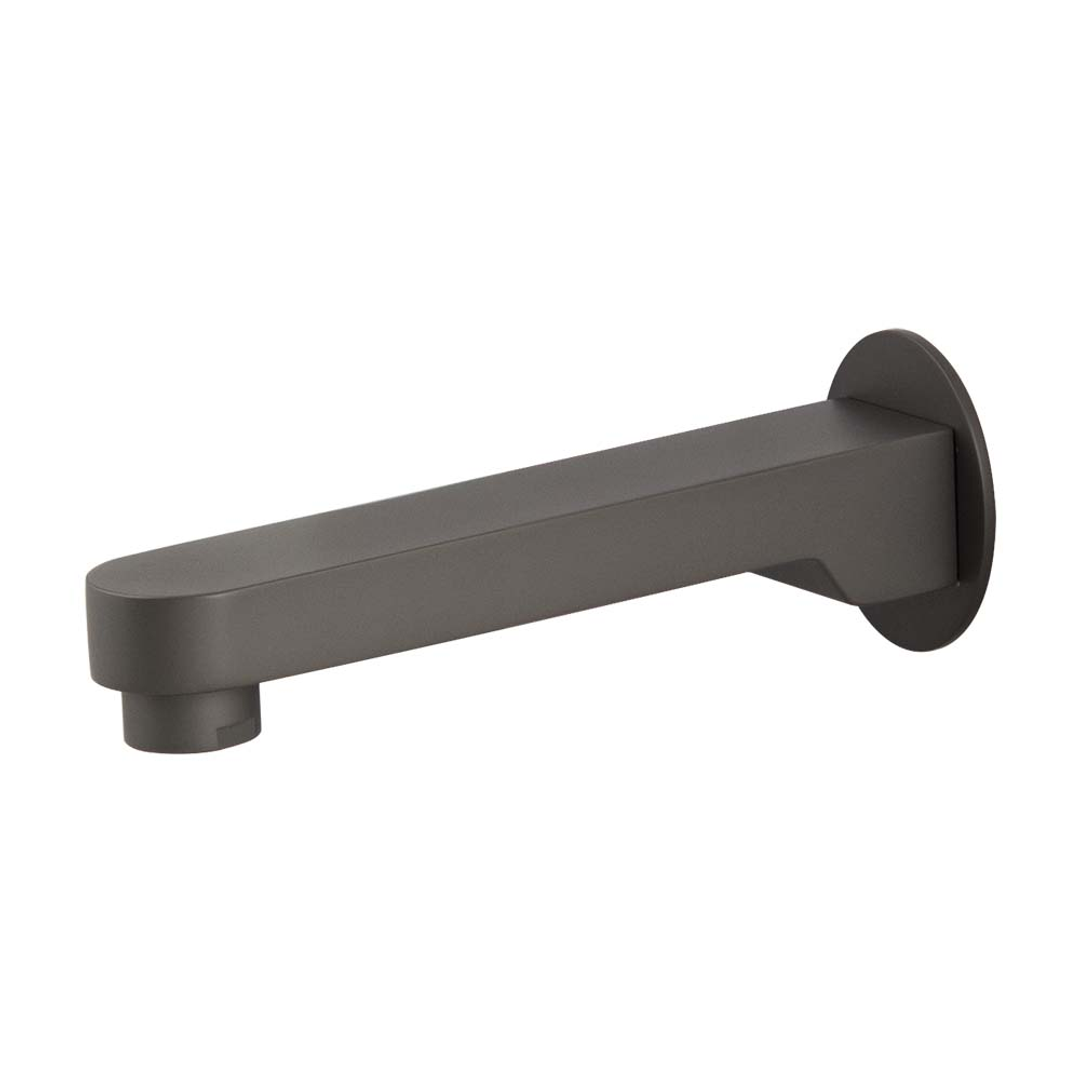 Brasshards Mixx Saffron Wall Basin Spout 200Mm Gun Metal Lead Free