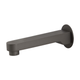 Brasshards Mixx Saffron Wall Basin Spout 200Mm Gun Metal Lead Free