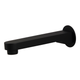 Brasshards Mixx Saffron Wall Basin Spout 200Mm Matt Black Lead Free