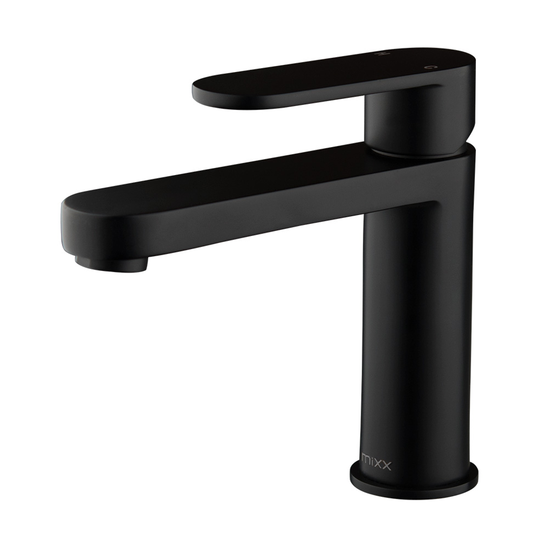 Brasshards Mixx Saffron Basin Mixer Matt Black Lead Free