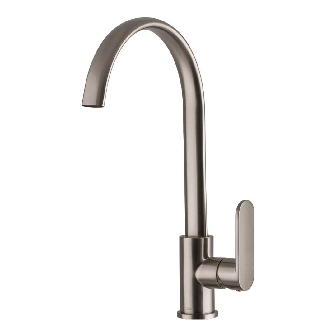 Brasshards Mixx Saffron Sink Mixer Brushed Nickel Lead Free