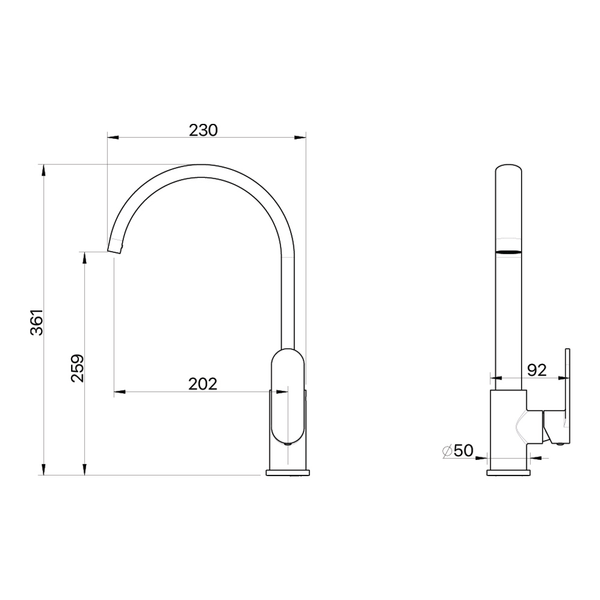 Brasshards Mixx Saffron Sink Mixer Chrome Lead Free