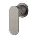 Brasshards Mixx Saffron Shower Mixer Trim Kit (60Mm Backplate) Gun Metal