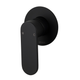 Brasshards Mixx Saffron Shower Mixer (80Mm Backplate) Matt Black Lead Free