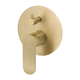 Brasshards Mixx Saffron Shower Diverter Mixer Brushed Gold Lead Free