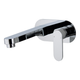 Brasshards Mixx Saffron Wall Plate Mixer Chrome Lead Free
