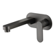 Brasshards Mixx Saffron Wall Plate Mixer Gun Metal Lead Free