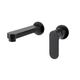 Brasshards Mixx Saffron Dual Wall Plate Mixer Matt Black Lead Free