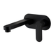 Brasshards Mixx Saffron Wall Plate Mixer Matt Black Lead Free