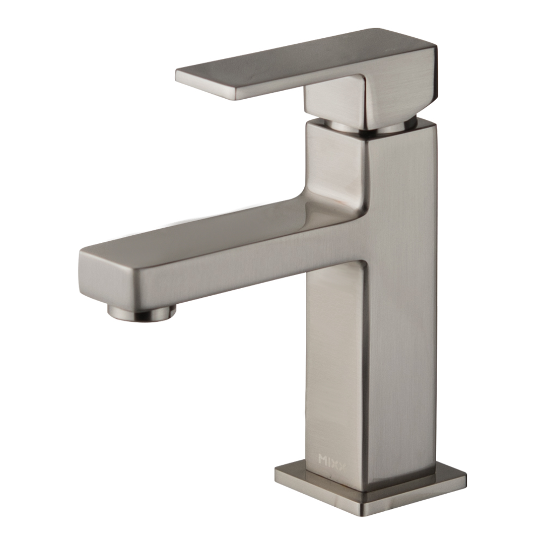 Brasshards Mixx Sage Basin Mixer Brushed Nickel Lead Free