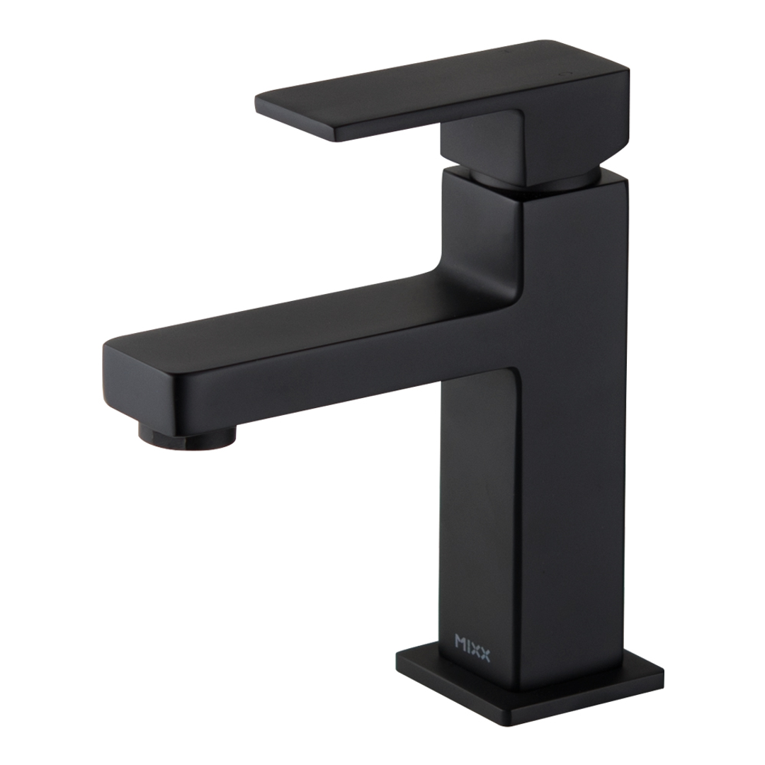 Brasshards Mixx Sage Basin Mixer Matt Black Lead Free