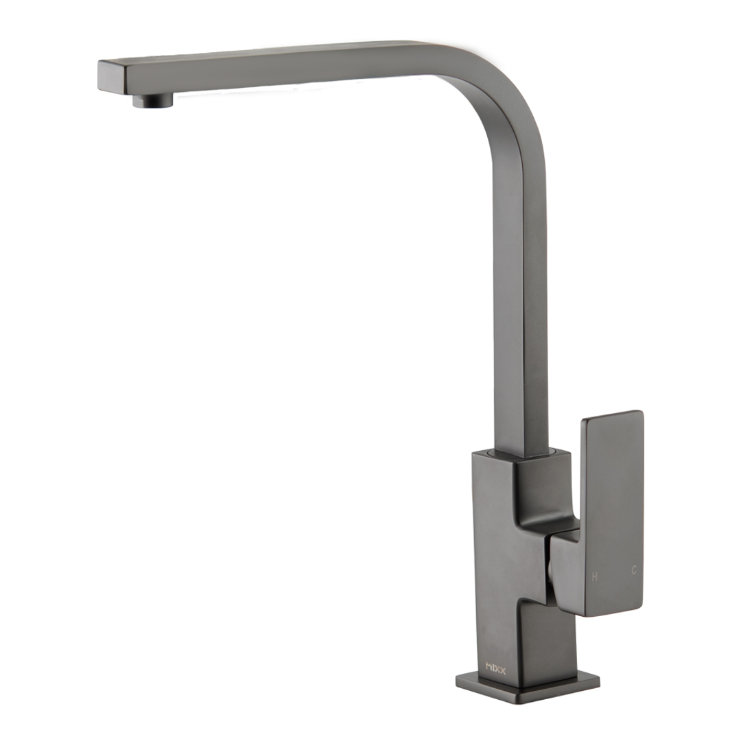 Brasshards Mixx Sage Sink Mixer Gun Metal Lead Free
