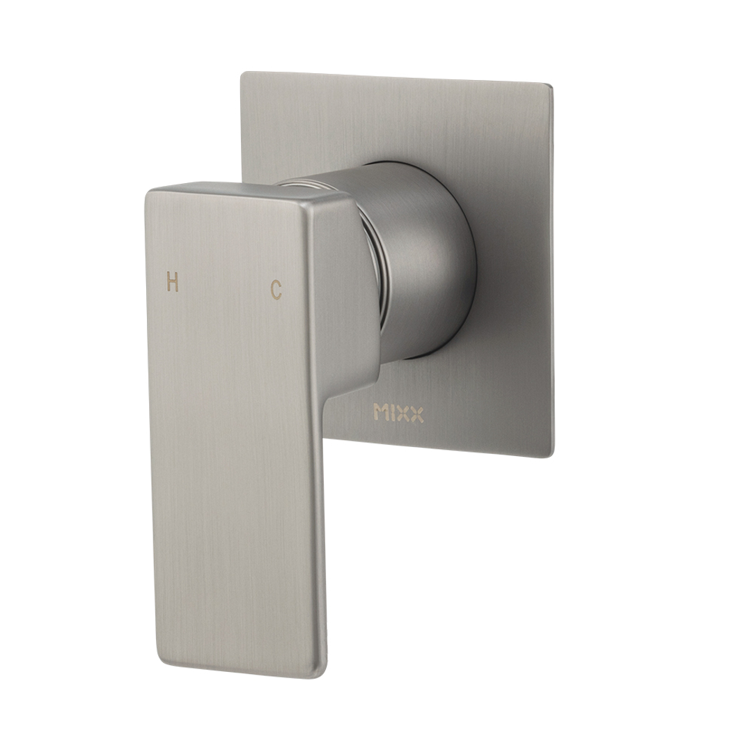 Brasshards Mixx Sage Shower Mixer Gun Metal Lead Free