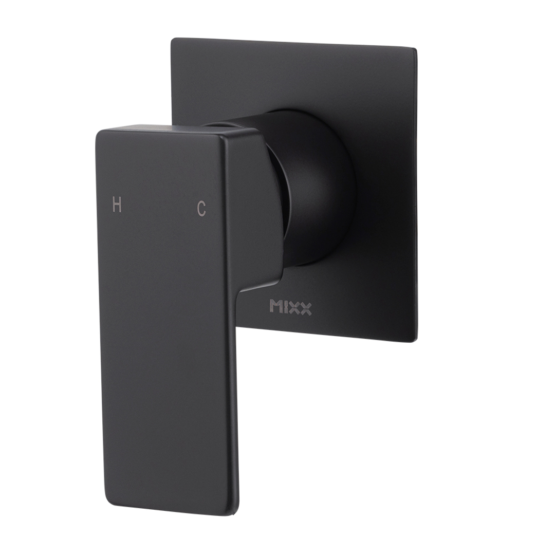 Brasshards Mixx Sage Shower Mixer Matt Black Lead Free