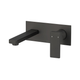 Brasshards Mixx Sage Wall Plate Mixer Matt Black Lead Free