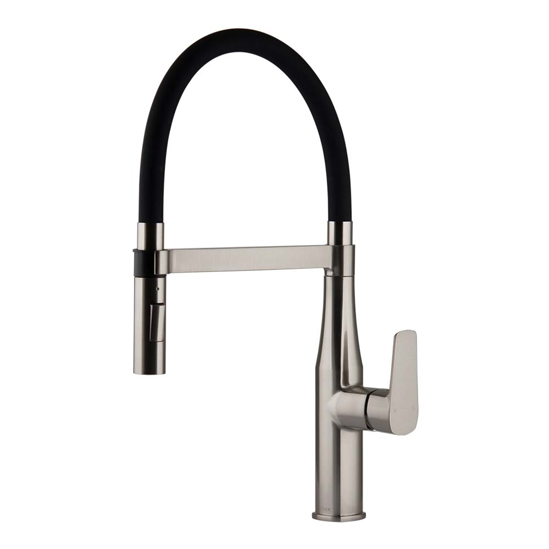 Brasshards Mixx Coriander Sink Mixer Brushed Nickel Lead Free