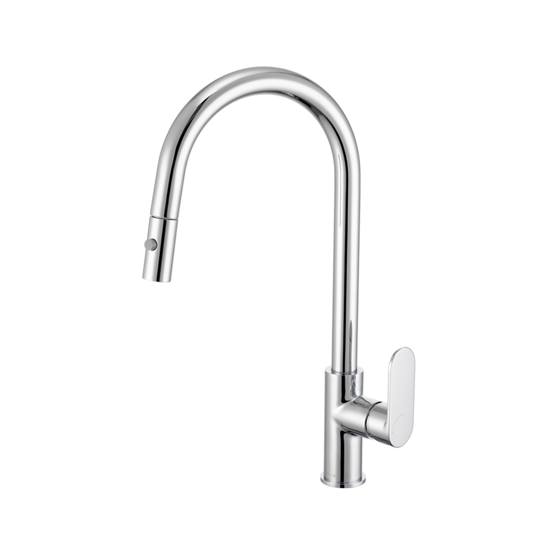 Brasshards Mixx Saffron Pull Out Sink Mixer Chrome Lead Free