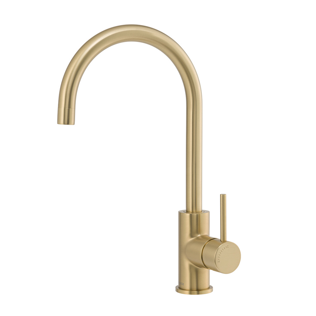 Brasshards Mixx Anise Eco Sink Mixer Brushed Gold Lead Free
