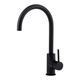 Brasshards Mixx Anise Eco Round Sink Mixer Matt Black Lead Free