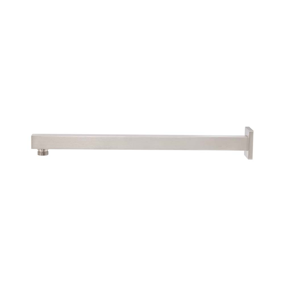 Brasshards Mixx Chai Straight Shower Arm 380Mm Brushed Nickel