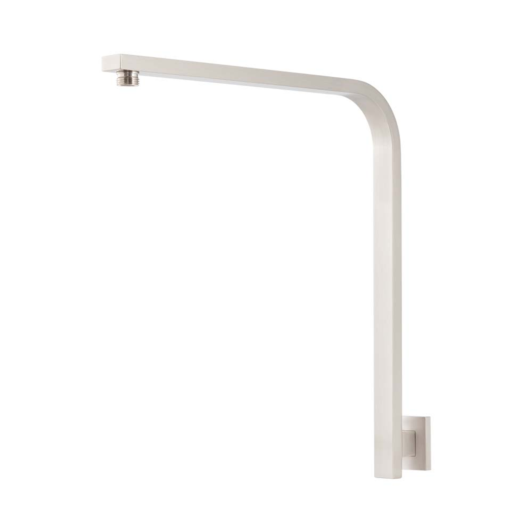 Brasshards Mixx Chai High Rise Shower Arm Brushed Nickel