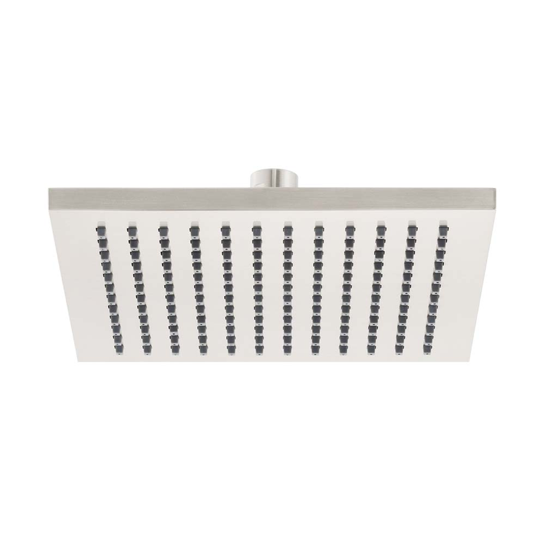 Brasshards Mixx Chai Abs Shower Head 200Mm Brushed Nickel