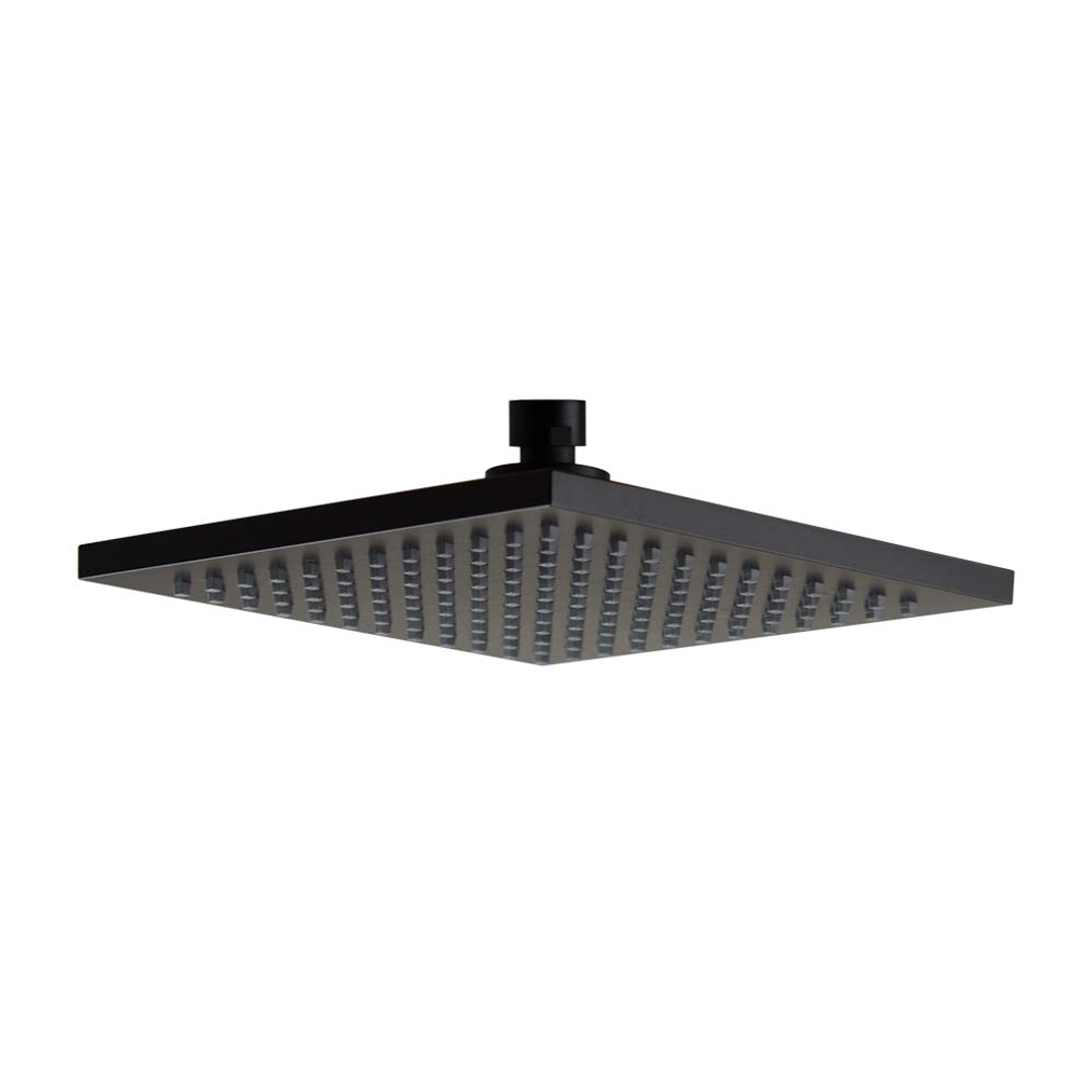 Brasshards Mixx Chai Abs Shower Head 200Mm Matt Black