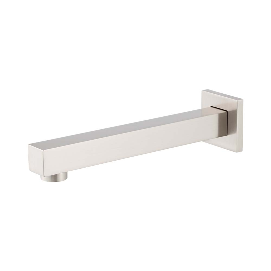 Brasshards Mixx Chai Bath Spout 200Mm Brushed Nickel Lead Free