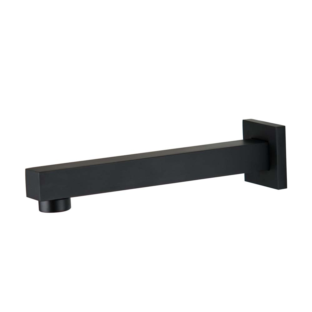 Brasshards Mixx Chai Bath Spout 200Mm Matt Black Lead Free
