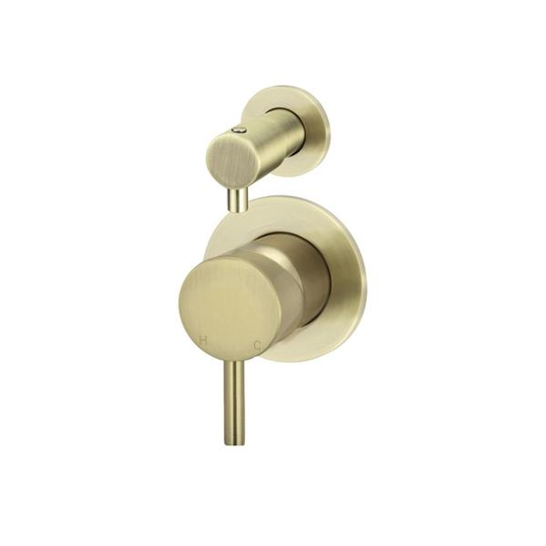 Meir Round Diverter Mixer - Tiger Bronze Gold