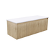 Fienza  Alina Fluted Scandi Oak 1200 Wall-Hung Cabinet