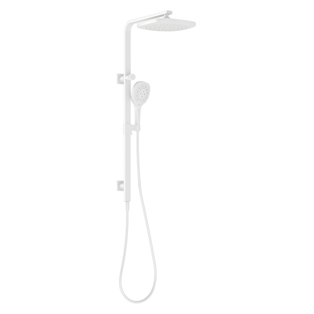 Phoenix Nuage Twin Shower Matte White