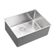Otti Kitchen Sink 520X440X220X1.2 & R10 Round Conner & Inside Depth 400Mm Edge 20Mm