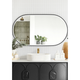 Otti Led Noosa 1200X750 Black Metal Frame Mirror