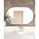 Otti Led Noosa 1200X750 White Metal Frame Mirror