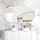 Otti Led Noosa 1500X750 White Metal Frame Mirror