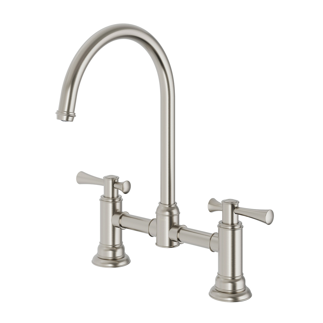 Phoenix Cromford Exposed Sink Set Brushed Nickel